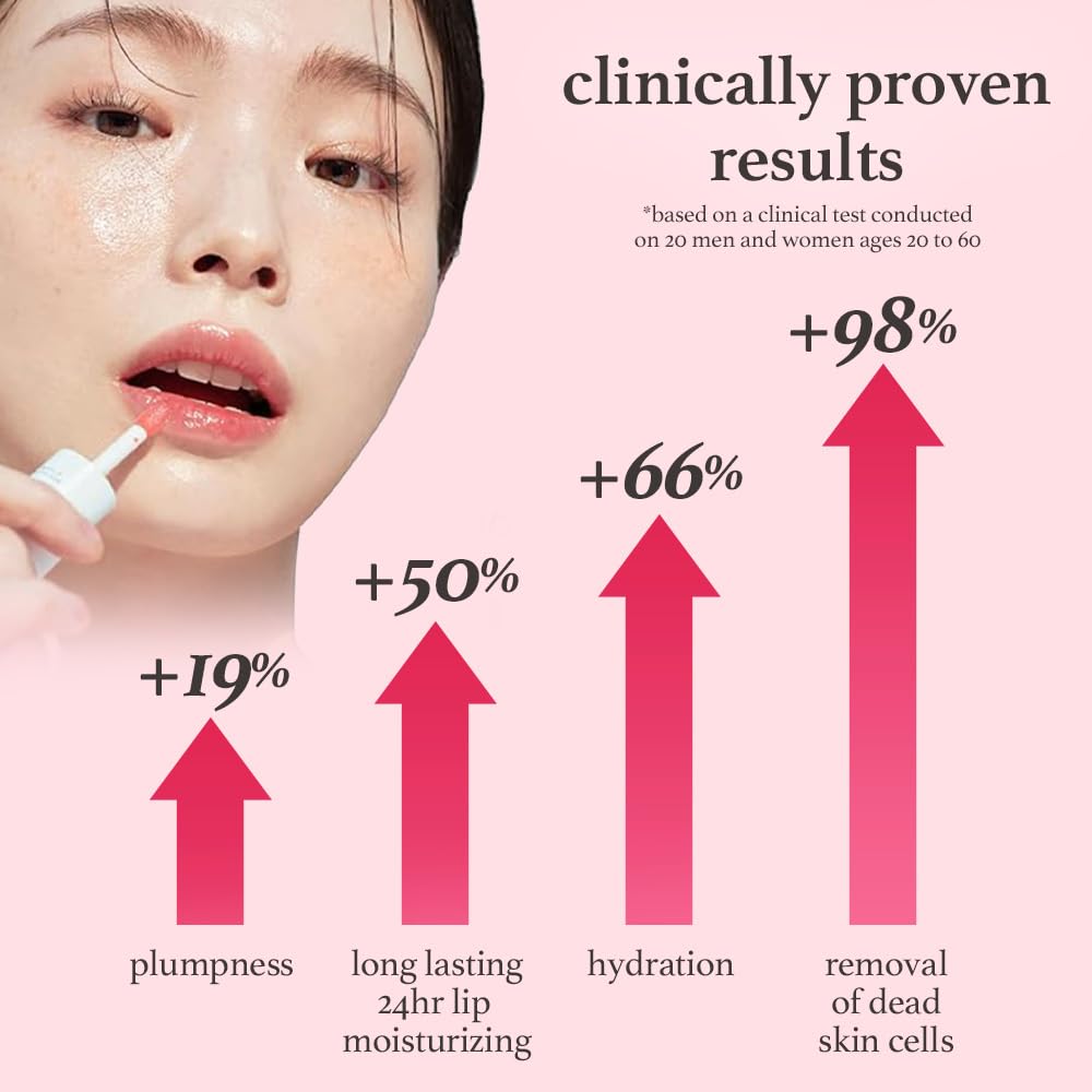 NOONI Korean Lip Oil - Appleberry | Long-Lasting, Moisturizing, Plumping, Revitalizing for Dry Lips, Waterproof, No Peel Off, Hydrating, Nourishing Crystal Clear, 0.12 FL Oz