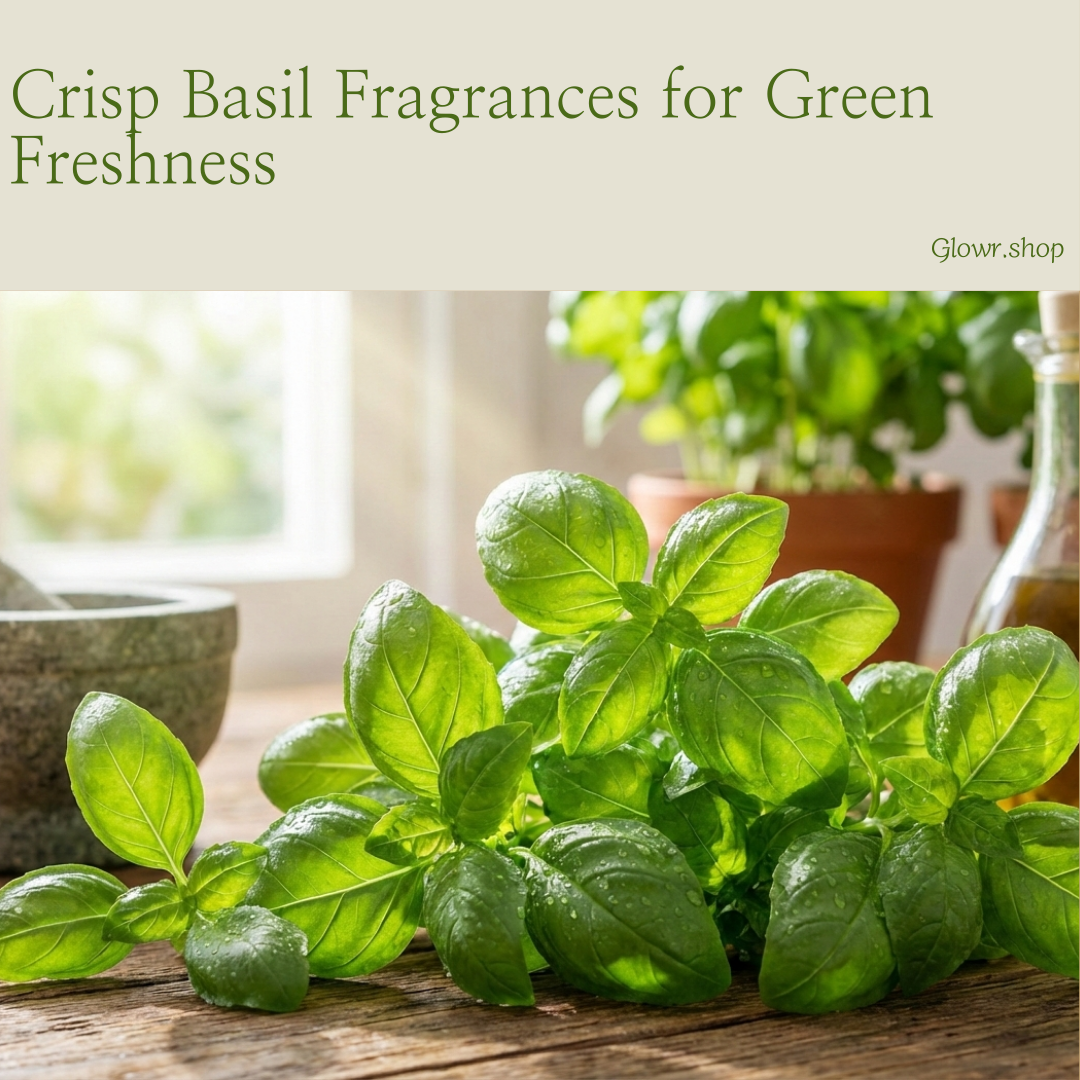 Crisp Basil Fragrances for Green Freshness
