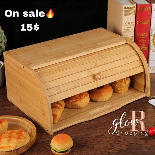 Bamboo bread box