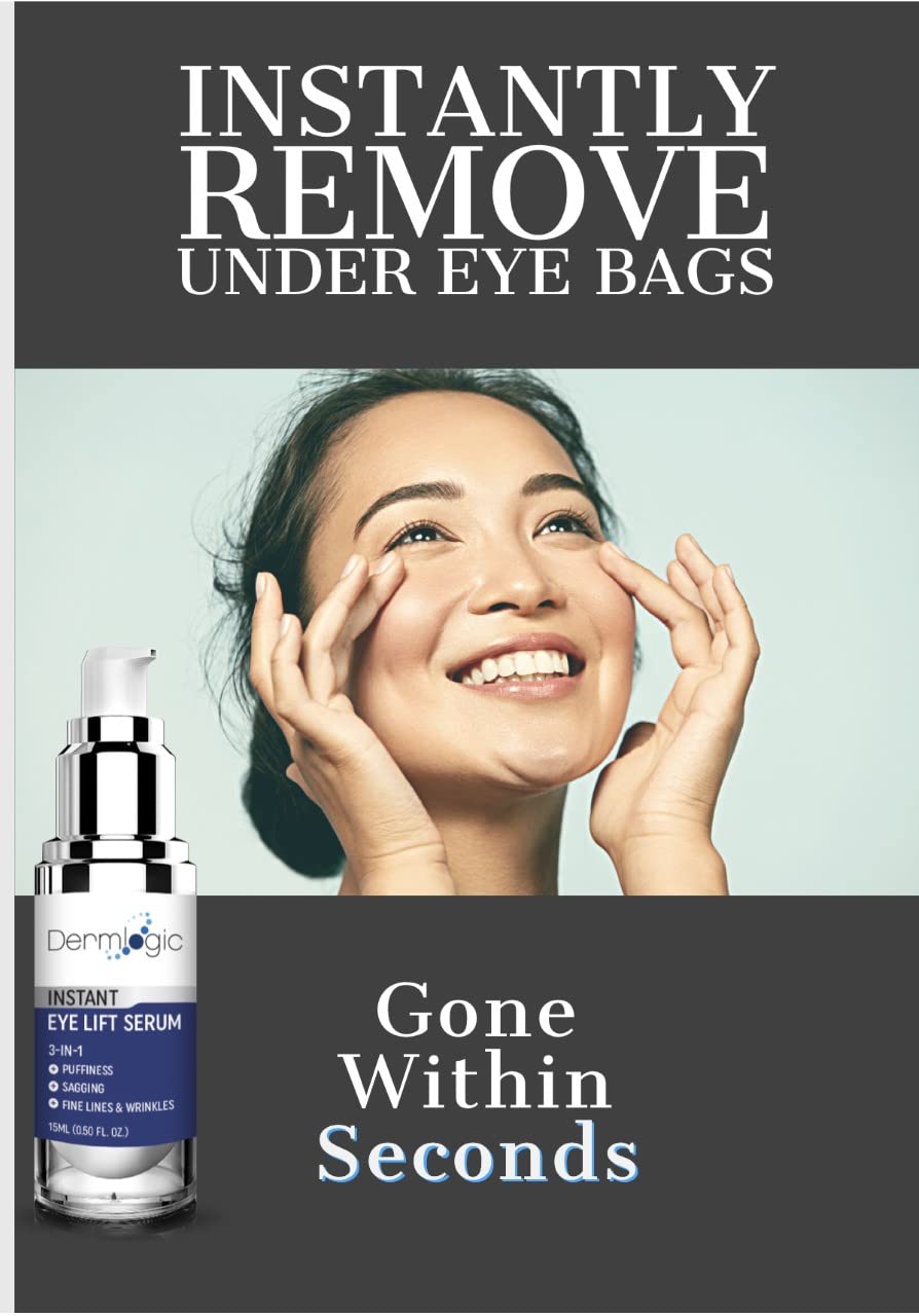 Under Eye Puffiness & Dark Circles Rapid Treatment- Instantly Reduces the Appearance of Puffy Eye Bags, Crow’s Feet, & Sagging Skin.