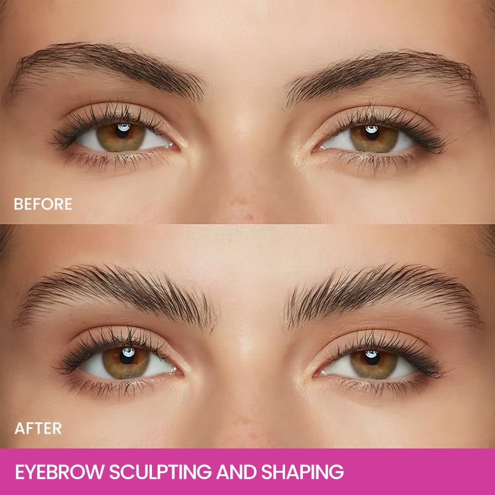 Kaely PROFESSIONAL MAKEUP Brow Glue, Clear Eyebrow Gel, Eyebrow Mascara Waterproof, gel para cejas a prueba de agua, Eye Brow Fast Sculpt, Vegan & Cruelty-Free, 1Pcs-01 Transparent