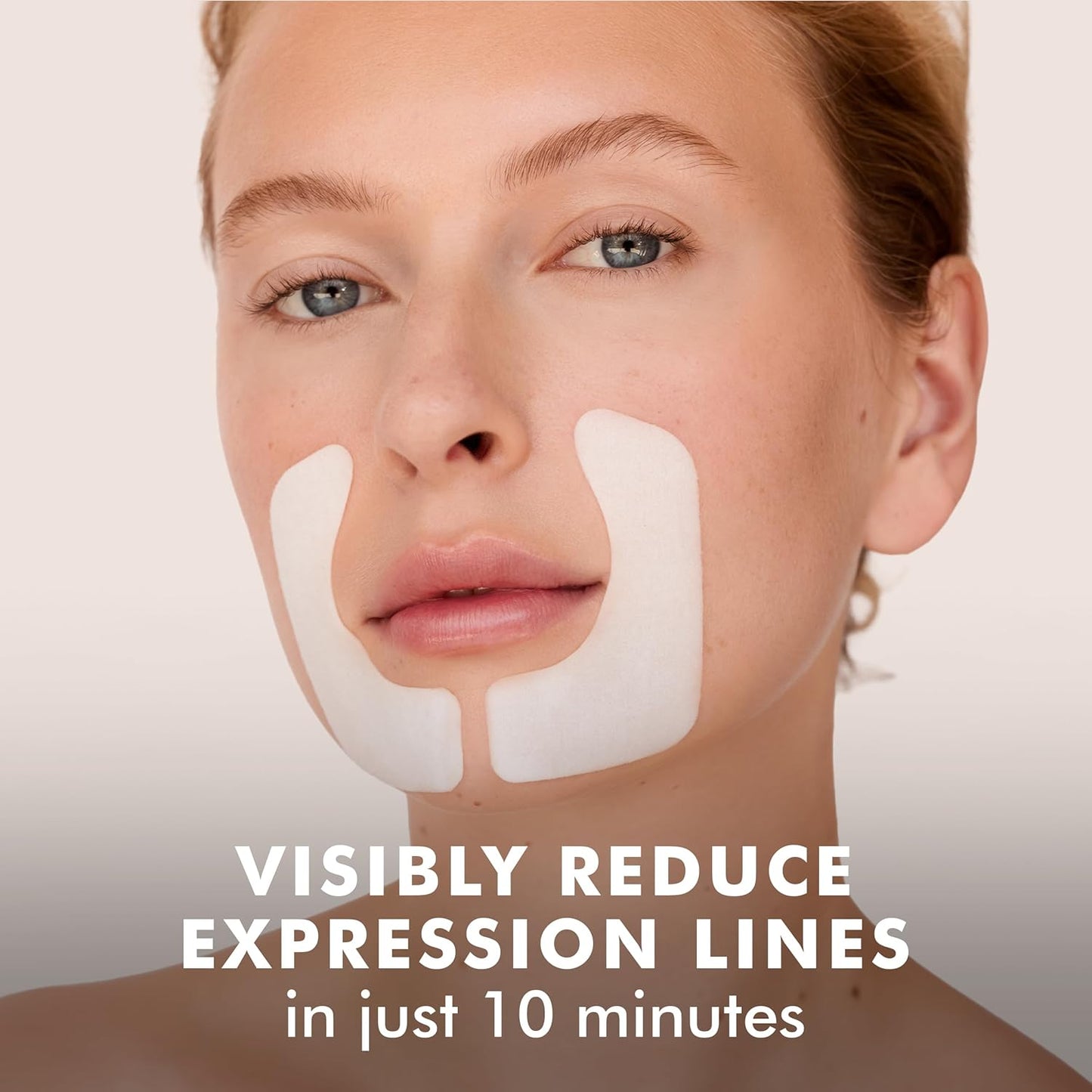 Skyn ICELAND Hydro Cool Firming Smile Line Patches, 10 Minute Smoothing Treatment with Peptides and Hyaluronic Acid, All Skin Types, 4 Pairs