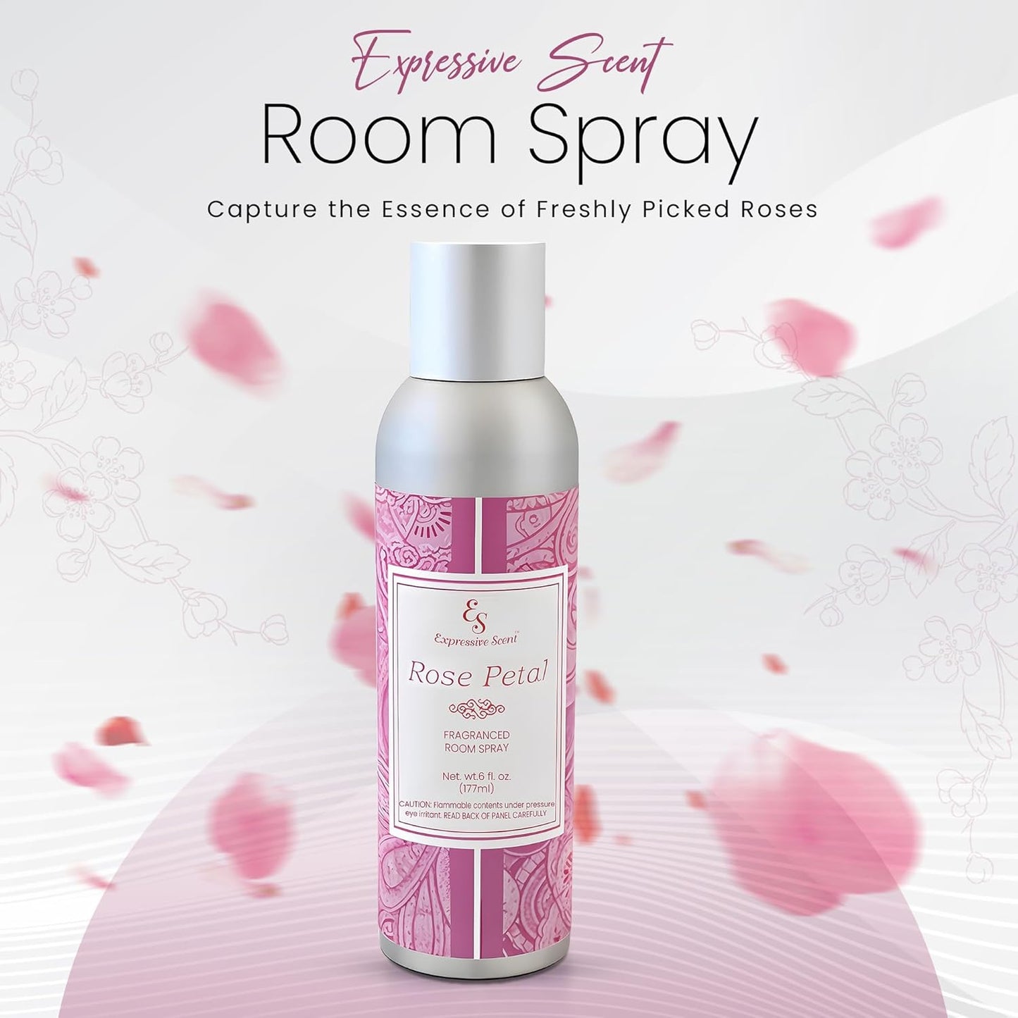Room Freshener spray - Premium Rose Air Fresheners for Home – Long lasting home fragrance Spray for Bathroom, Office & Small Spaces 6 FL Oz