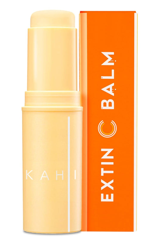 KAHI Extin C Balm - Vitamin C Infused Moisturizer Stick | Starter & Finishing Balm for Skin Brightening & Fine Lines (0.32 oz)