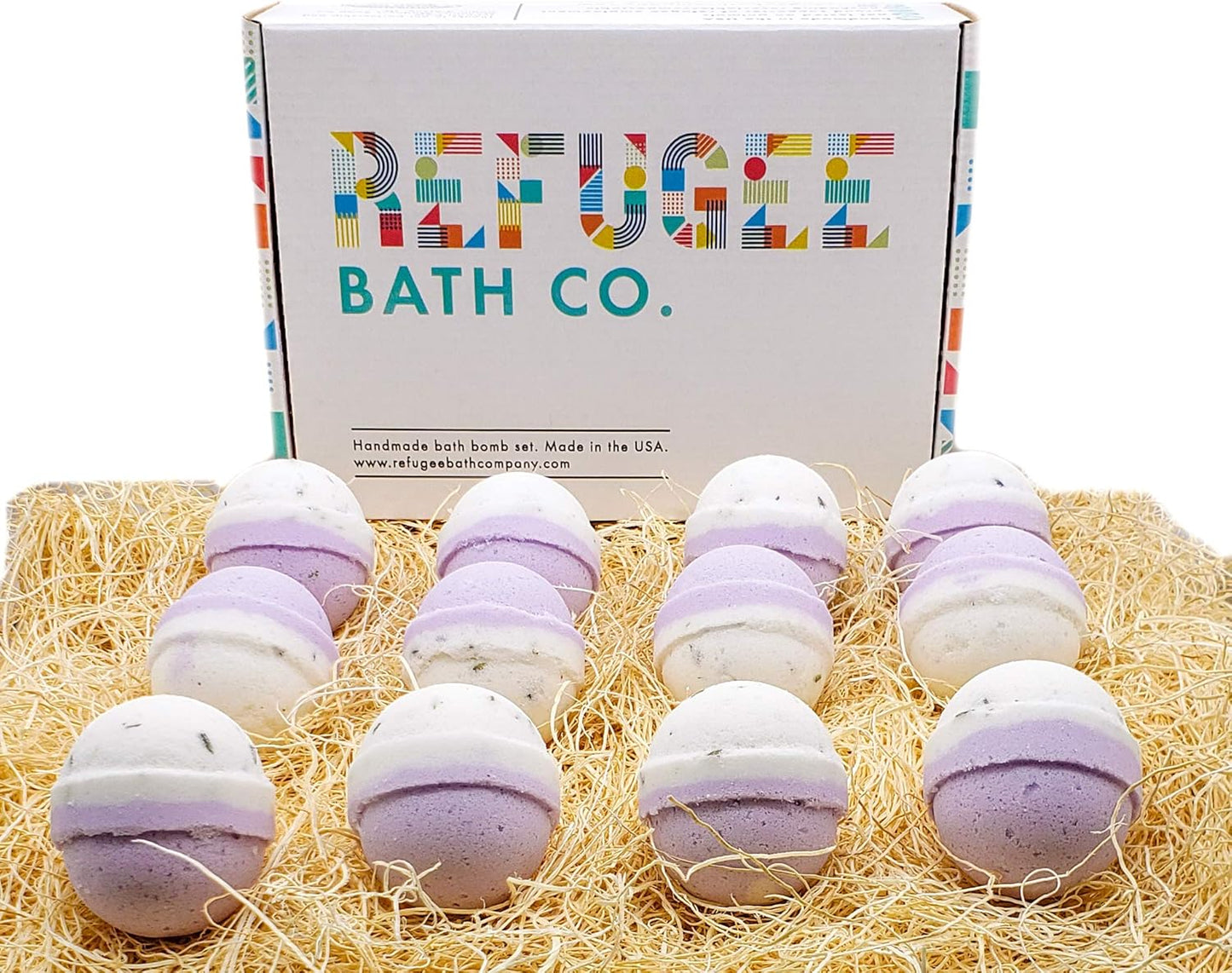 Variety Pack Bath Bombs (12 Pack Lavender)