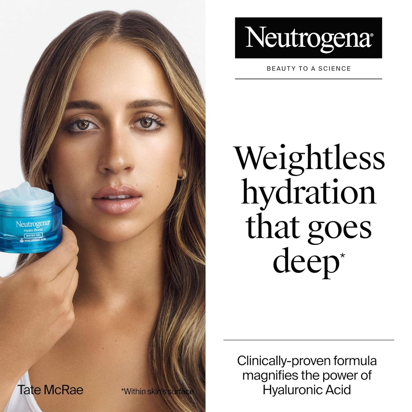 Neutrogena Hydro Boost Water Gel, Hyaluronic Acid Facial Moisturizer for Normal to Oily Skin, Hydrating Face Moisturizer, 1.7 fl. oz + Trial Size Hydro Boost Facial Cleanser, 0.5 fl. oz